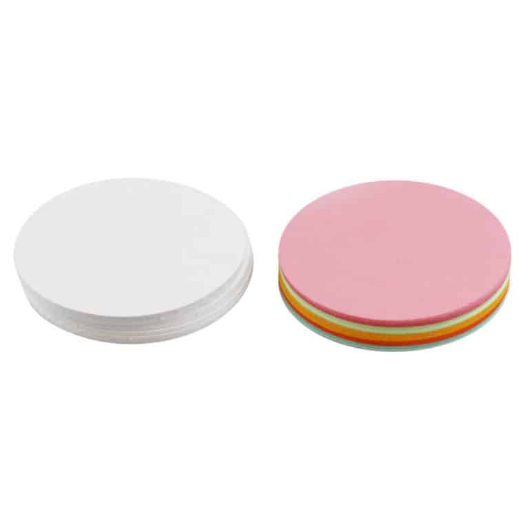 Paper Circles - White or Multicoloured - eBadges Components