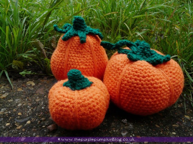 Crochet pumpkins